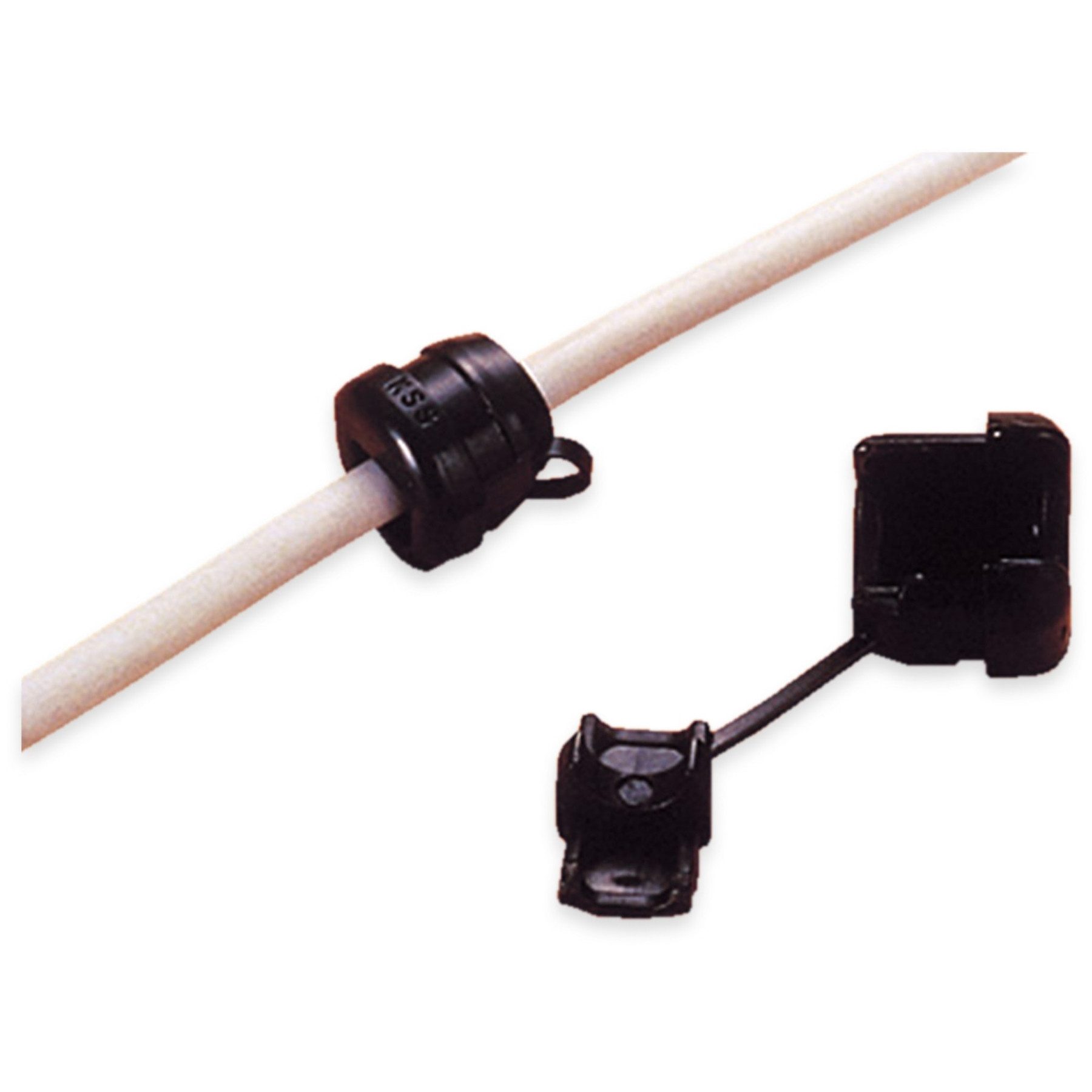 KSS Kabelschelle KSS Zugentlastung, schwarz, Polyamid, 15 mm, 1,6 mm