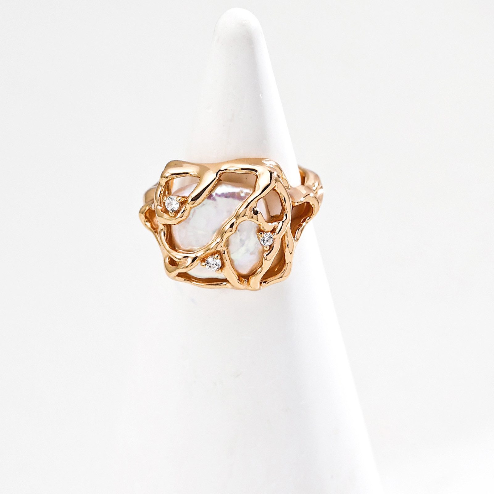 Jumpeak Silberring ring silber 925 damen,perlen ring,quadrat ring,18k ring günstig online kaufen