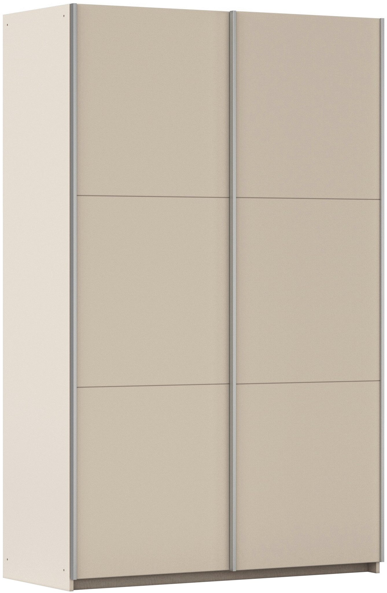 rauch Schwebetürenschrank Kleiderschrank Drehtürenschrank Schrank Garderobe KRONACH (in 3 Ausstattungen BASIC/CLASSIC/PREMIUM, Breiten 131/175/218/261 cm) optional ohne, mit 1 oder 2 Spiegel, viel Stauraum MADE IN GERMANY