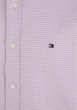 Tommy Hilfiger TAILORED Langarmhemd CL-W MINI OXFORD CHECK RF SHIRT im minimalistischen Karodesign