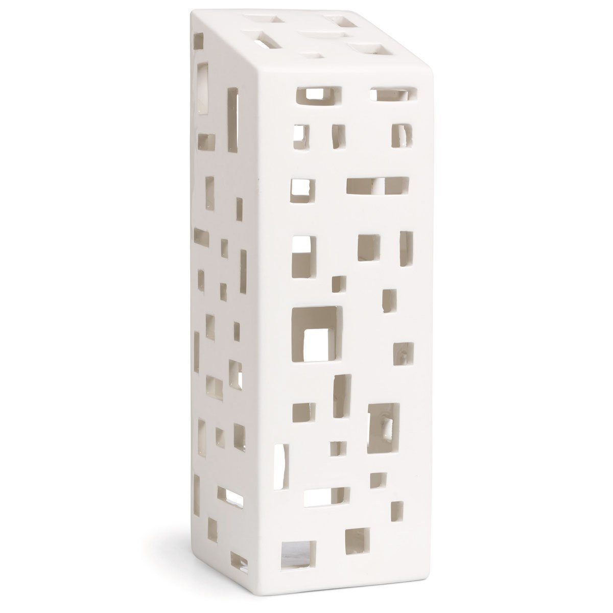 Kähler Teelichthalter Lichthaus Urbania High Building; Teelichthaus aus Keramik