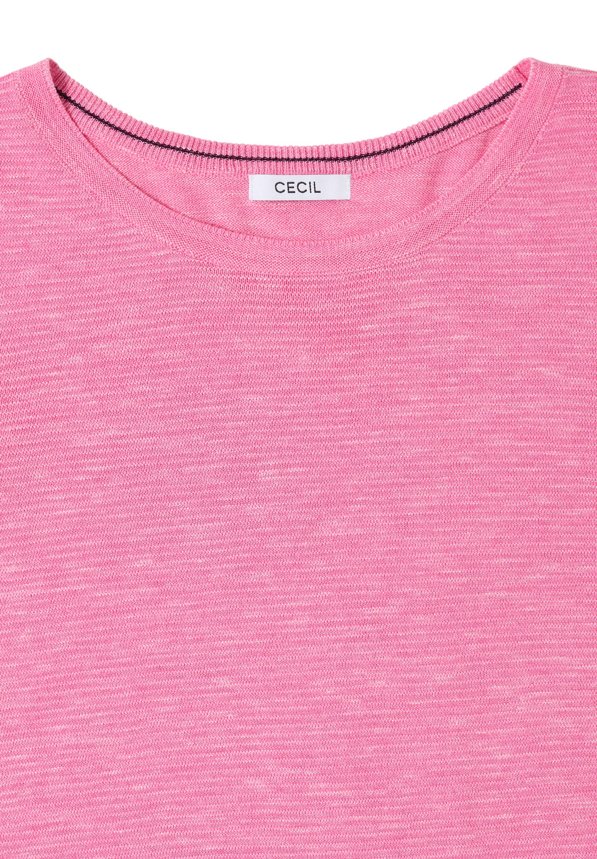 CECIL Rundhalspullover mit Struktur