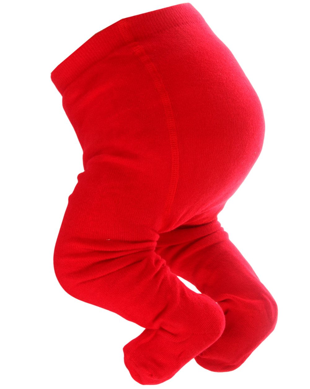 La Bortini Strumpfhose Strumpfhose in Rot für Babys und Kinder weihnachtlich neutral rote Erstlingsstrumpfhose, elastisch, 50 56 62 68 74 80 86 92 98 104