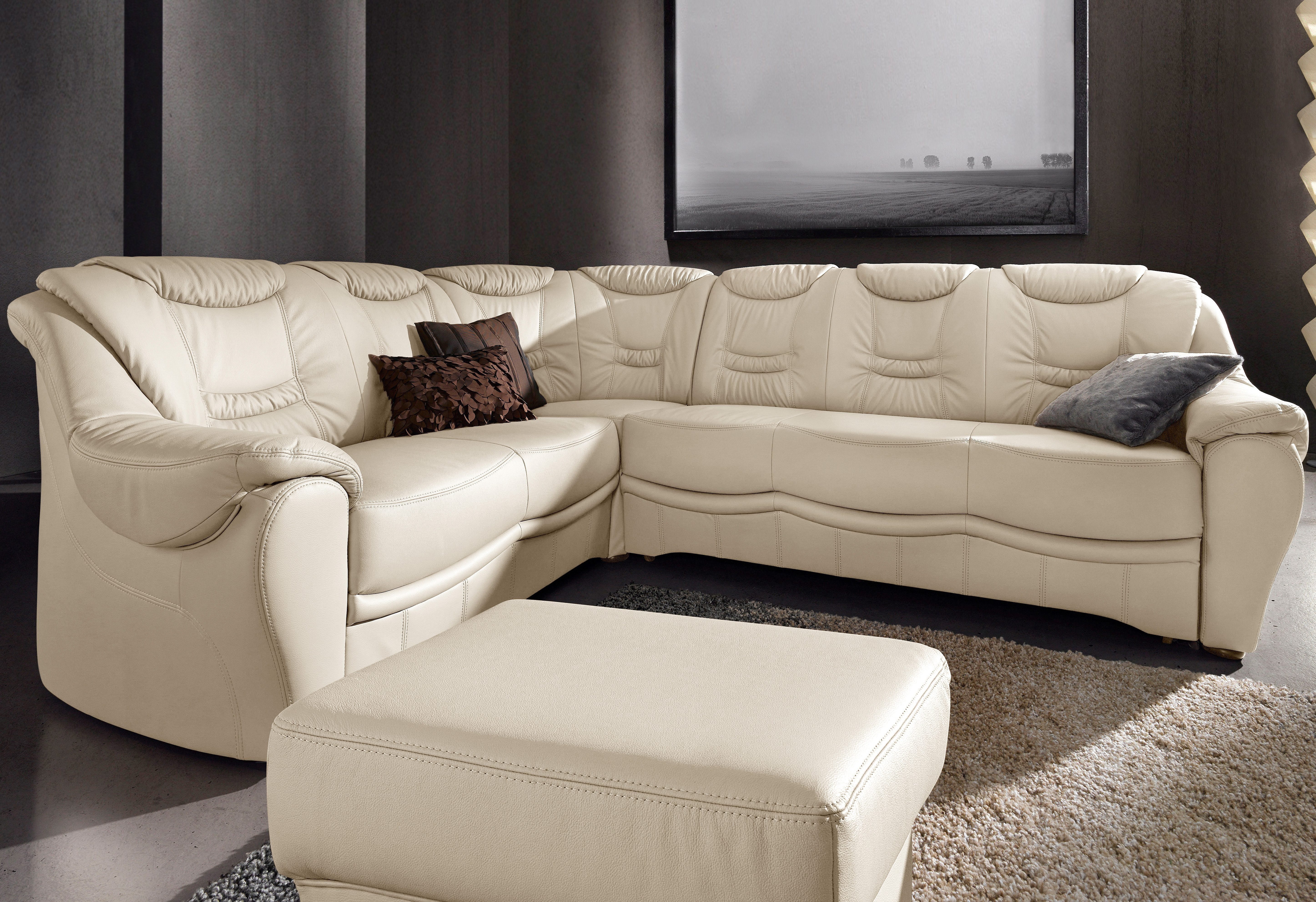 sit&more Ecksofa "Benson L-Form", wahlweise mit Bettfunktion günstig online kaufen