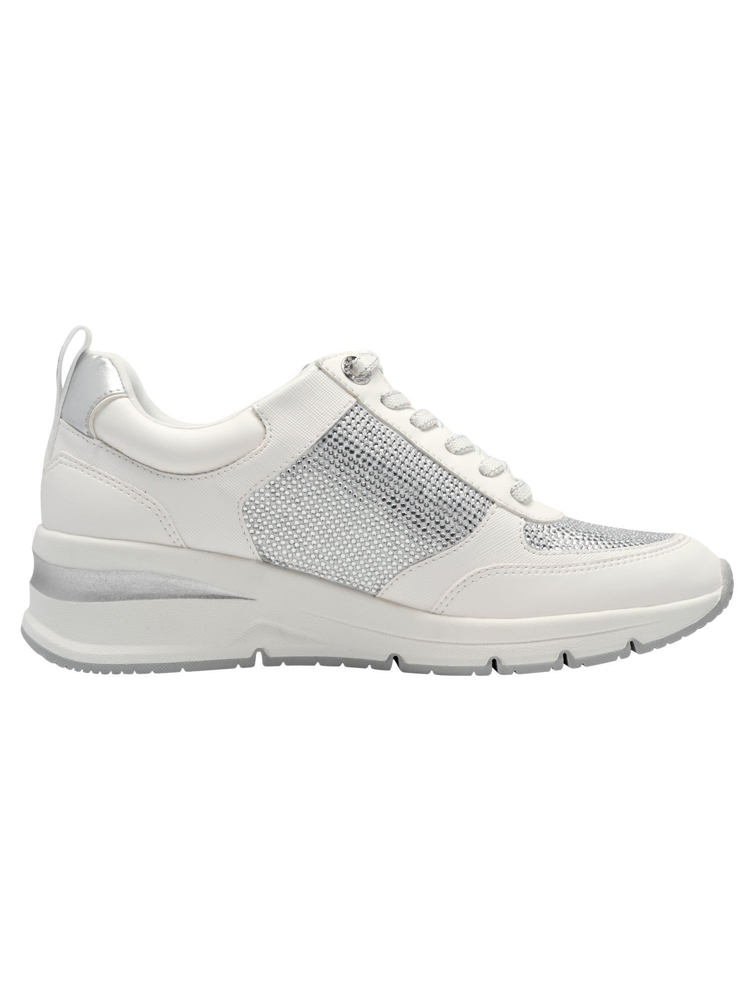 Tamaris Removable Sock mit Schnürsenkel Keilabsatz Sneaker Removable Sock
