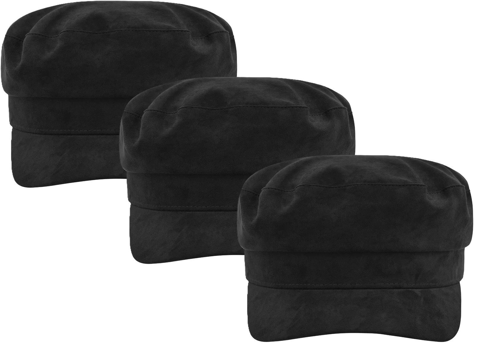 Myrtle Beach Baseball Cap Captain’s Cap Retro Mütze mit kurzem Schild im 3er-Pack MB6231 (Spar-Set, 3er-Pack) Angenehmer Tragekomfort durch Baumwollschweißband