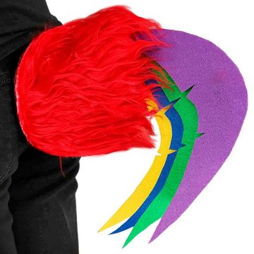 Elope Kostüm Papagei Accessoire-Set, Für die farbenfrohe Verwandlung in einen kunterbunten Vogel