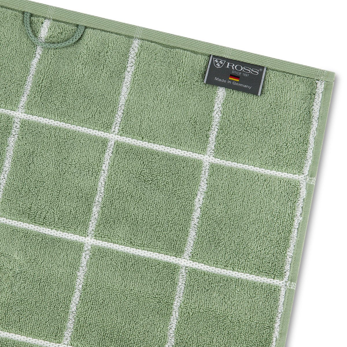 ROSS Handtuch Set Sensual Skin Karo, Walkfrottee (Spar-Set, 4-St), 2 X Handtuch 2 X Duschtuch im Set - Baumwolle - Saugstark