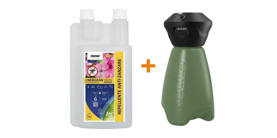 Stocker Insektenabwehrgerät Stocker Geyser Stechmückenschutz Nebulisator inkl.
