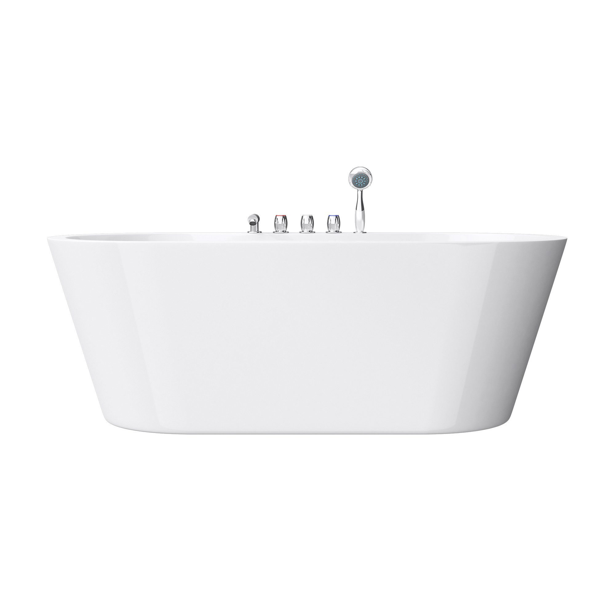 doporro Badewanne Design-Badewanne Freistehend inkl. Ablaufgarnitur günstig online kaufen