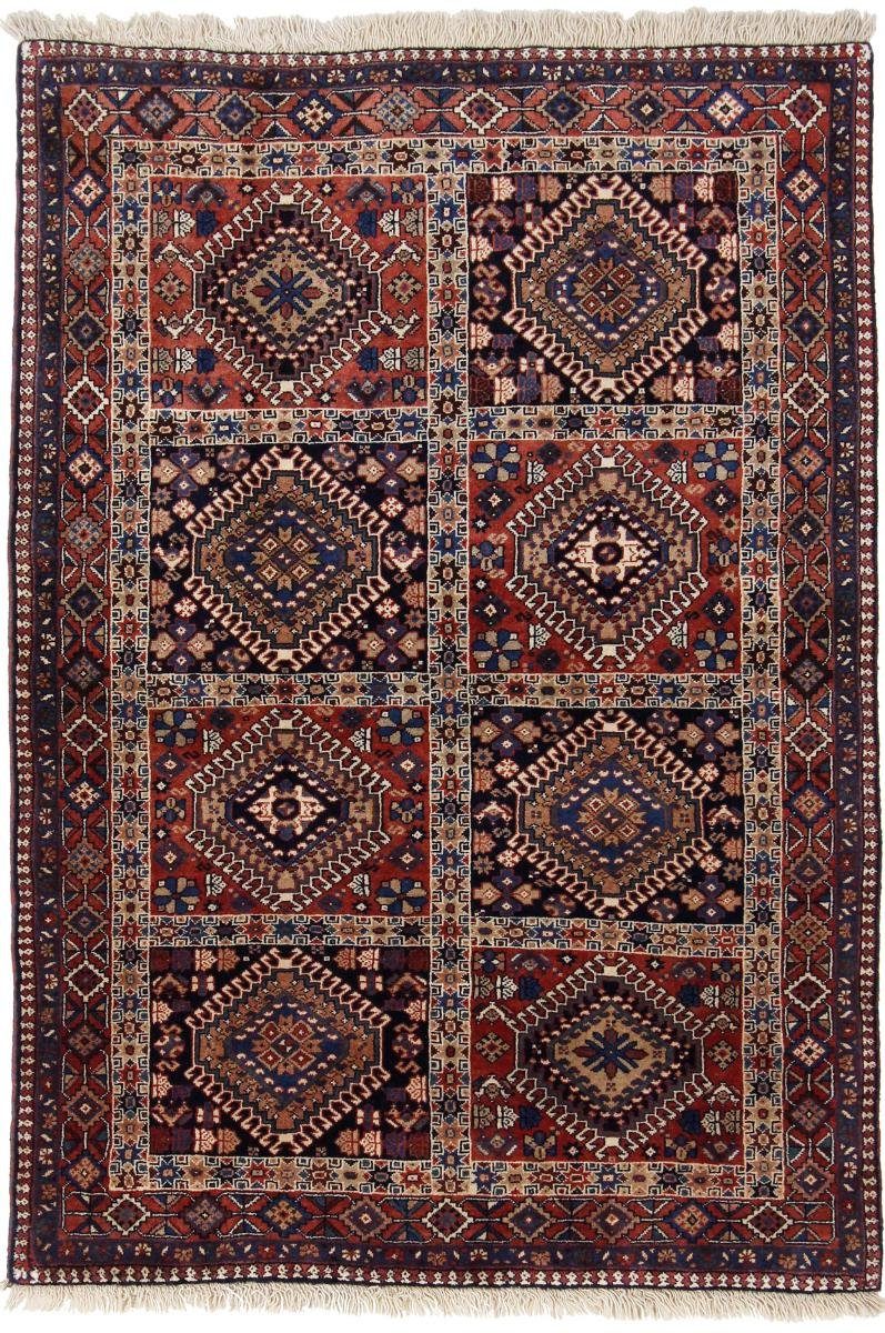 Orientteppich Yalameh Aliabad 103x149 Handgeknüpfter / 12 mm rechteckig, Höhe: Nain Trading, Orientteppich Perserteppich