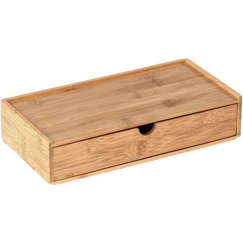 WENKO Organizer Terra, Aufbewahrungsbox, mit Schublade, ideal für Bad, Gäste-WC, Küche, Flur