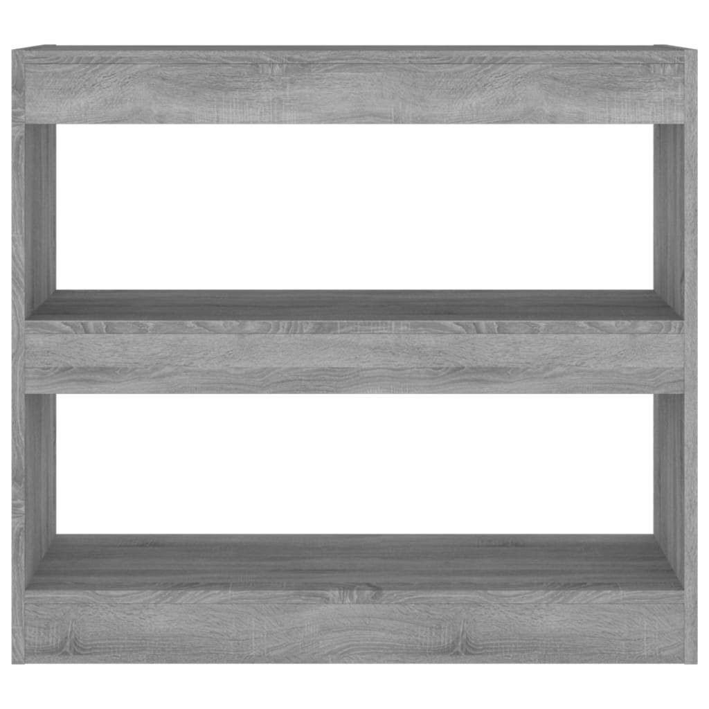 vidaXL Bücherregal Bücherregal/Raumteiler Grau Sonoma 80x30x72 günstig online kaufen