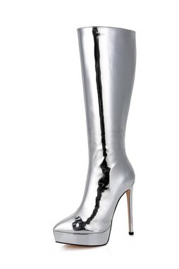 Giaro Giaro Stiefel SARAYA liquid Silver High-Heel-Stiefel