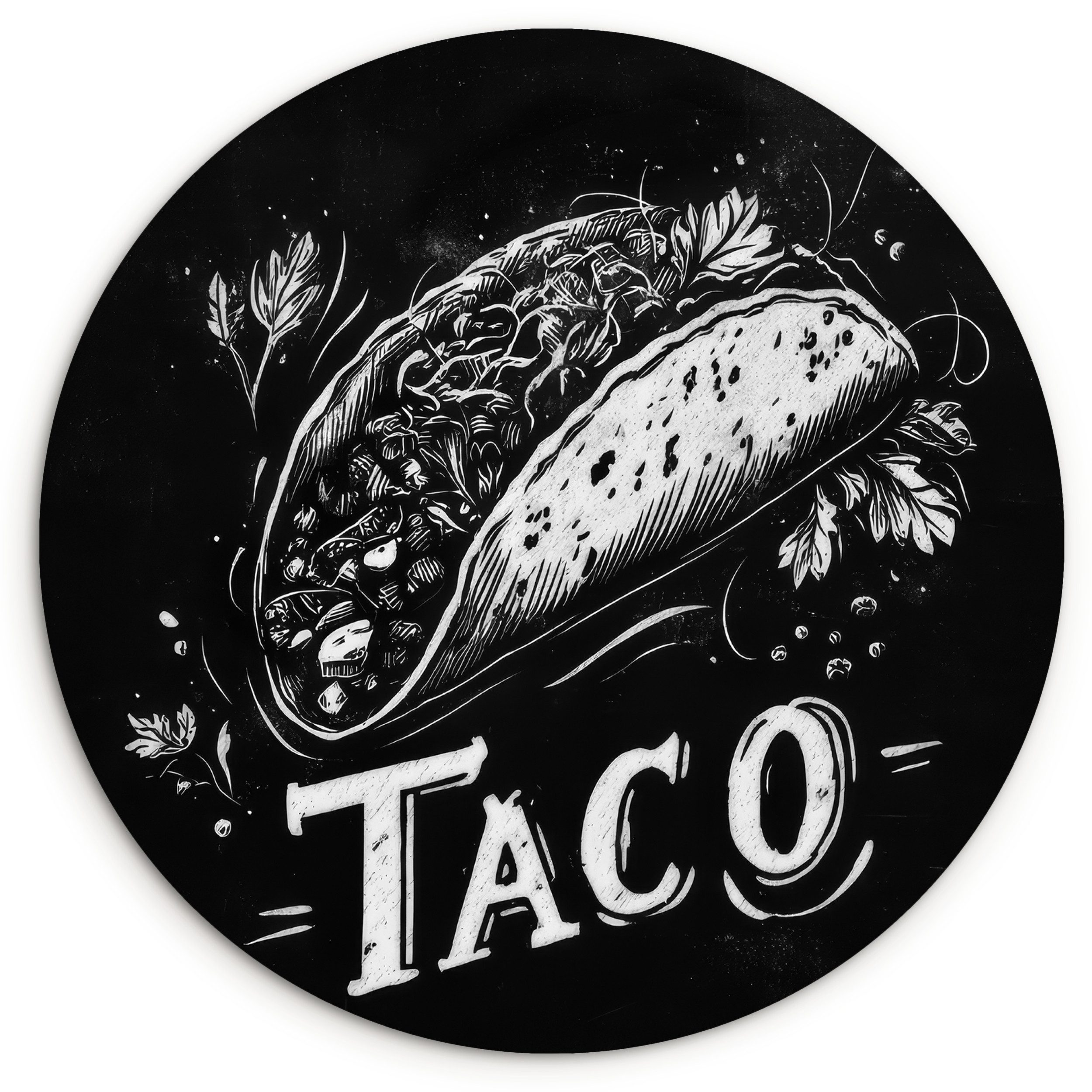MuchoWow Gemälde Taco - Kräuter - günstig online kaufen
