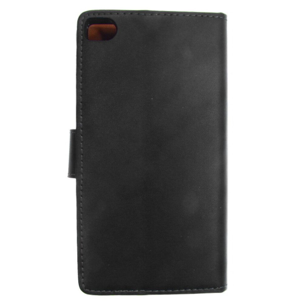 Handytasche Book Case Handyhülle für Huawei P8 Schwarz 4250710564330 (Book Cover)