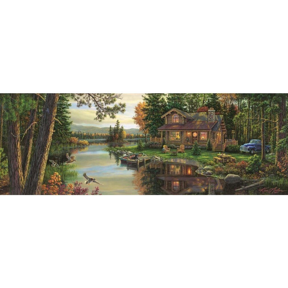 ART PUZZLE Puzzle Panoramapuzzle Rast in der Hütte 1000 Teile, Puzzleteile