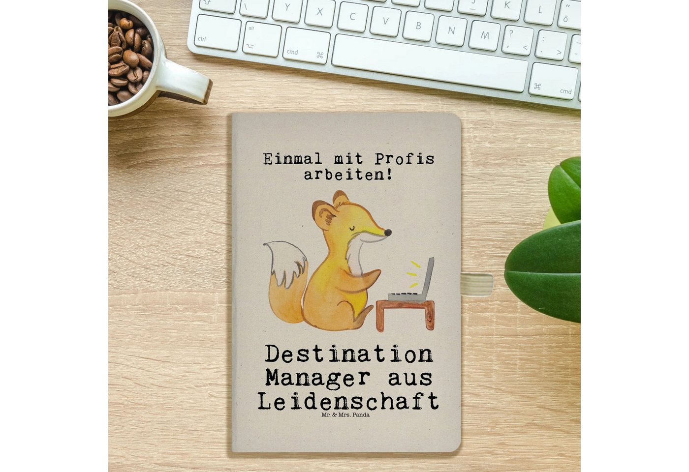 Thumbnail - Mr. & Mrs. Panda Notizbuch Destination Manager Leidenschaft - Transparent - Geschenk, Ausbildung Mr. & Mrs. Panda, Umwel...