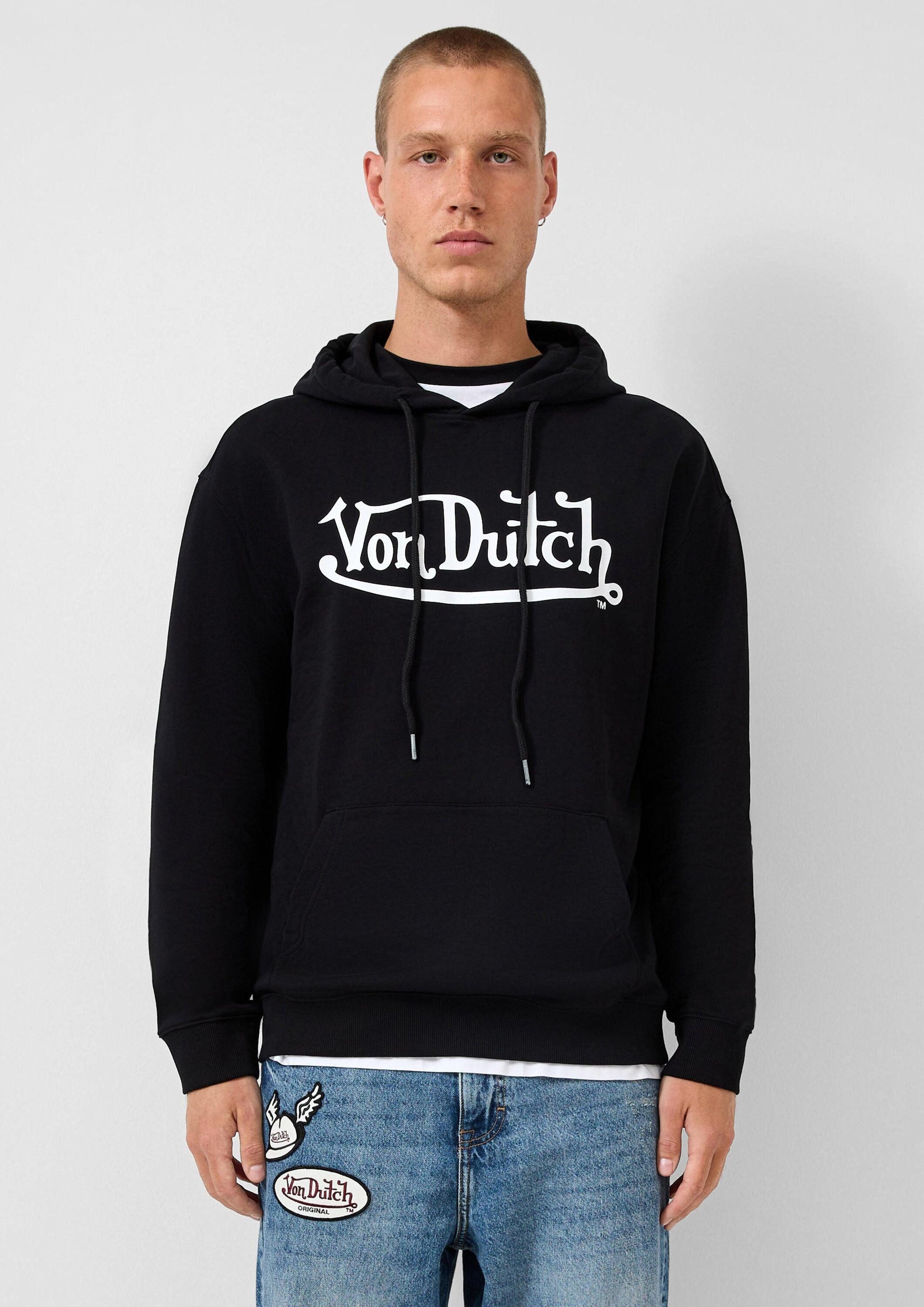 QS Sweatshirt Sweatshirt Hoodie mit Frontdruck, QS x Von Dutch günstig online kaufen