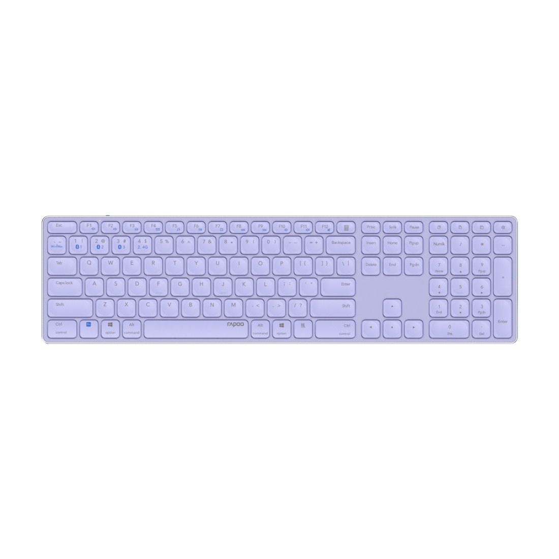 Rapoo E9800M kabellose Tastatur, Bluetooth, 2.4 GHz Wireless-Tastatur