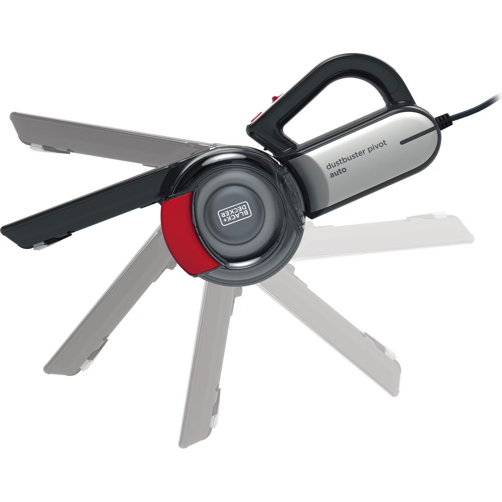 Black + Decker Akku-Hand-und Stielstaubsauger PV1200Av, Drei-Stufen-Filtrationssystem, ausziehbare Fugendüse