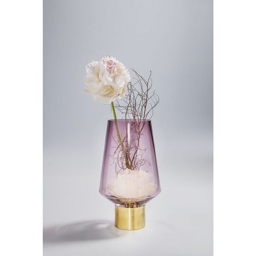 KARE Dekovase »Vase Noble Ring Lila 26cm«
