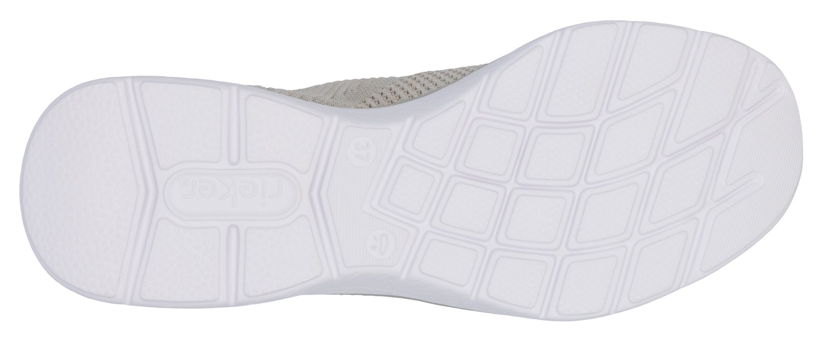Rieker Sport Slip-On Sneaker, Slipper, Freizeitschuh, Schlupfschuh mit Elastik-Einstieg