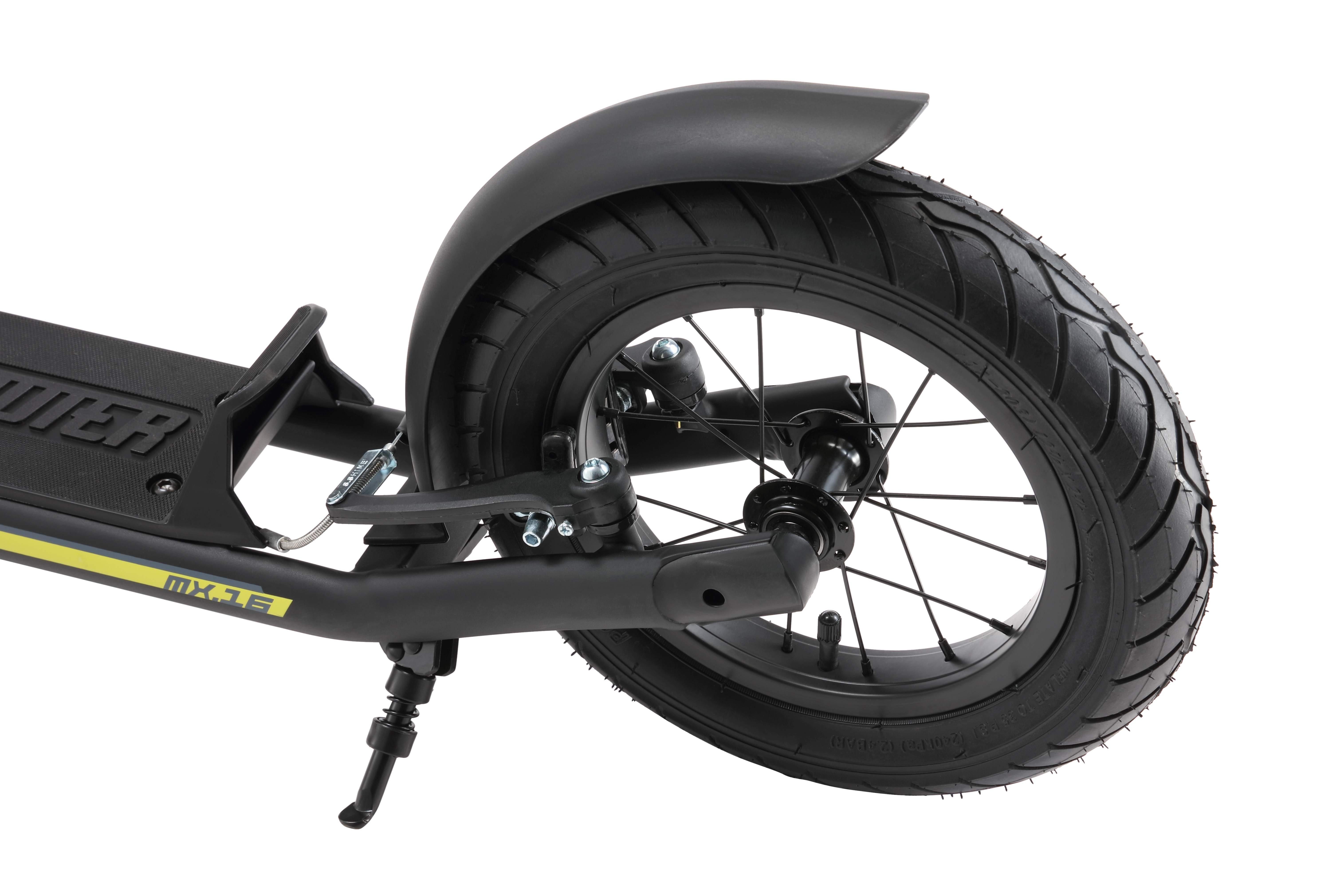 Star-Scooter Cityroller 16 Zoll, ab 8 Jahre, Kinder City Roller ab 140 cm, Jungen, Mädchen, Höhenverstellbar, Seitenständer