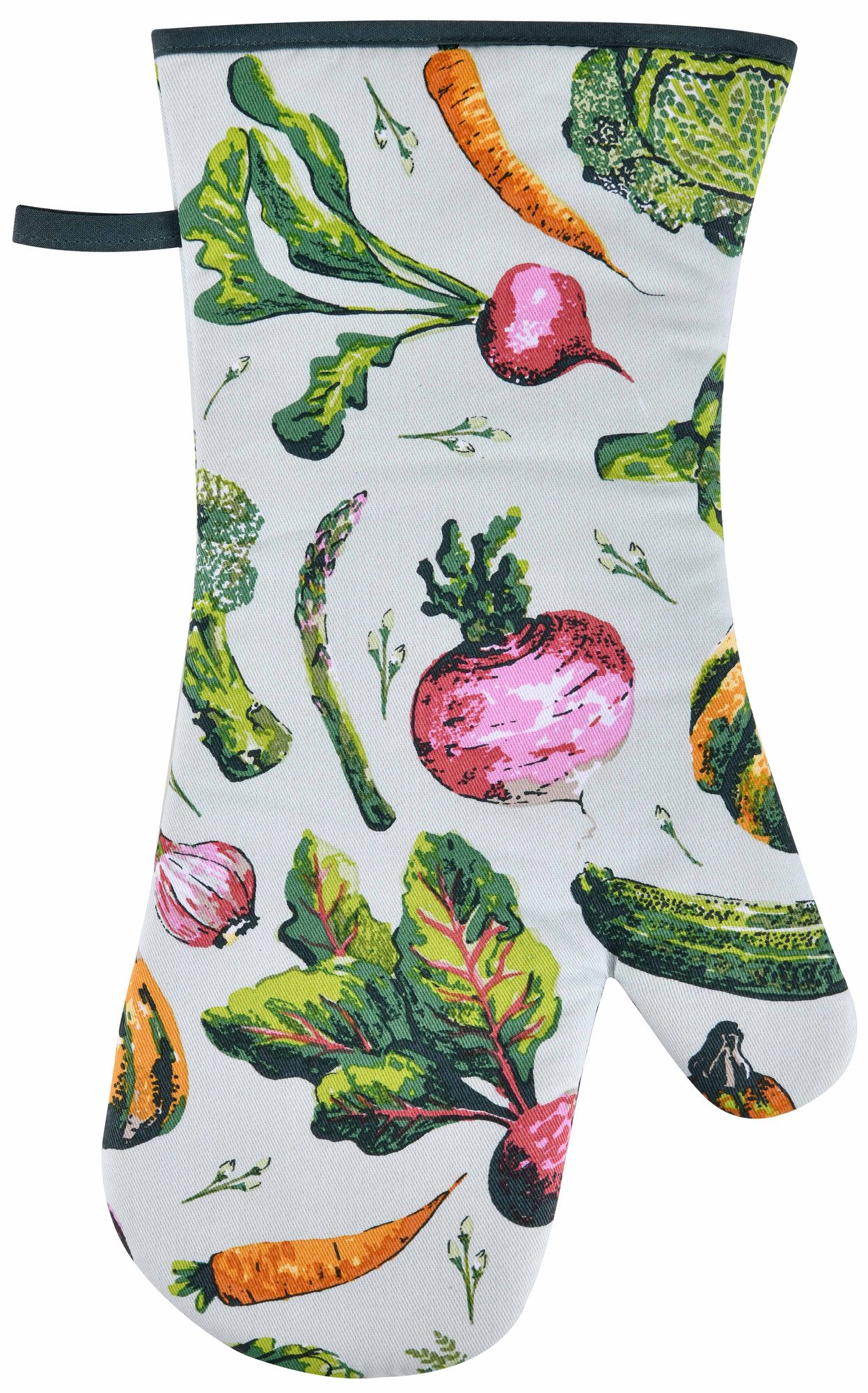 Ulster Weavers Topfhandschuhe Vegetable Medley, (1-tlg., 1-teilig), 1-tlg., bestehend aus 1x Ofenhandschuh, wattiert, Größe: ca.20x37 cm