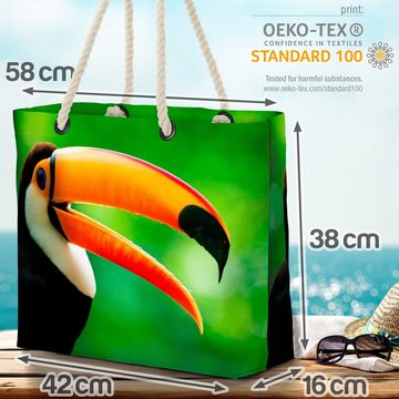 VOID Strandtasche (1-tlg), Tukan Vogel Safari Tukan Vogel Safari Dschungel Urlaub Schnabel Brasi