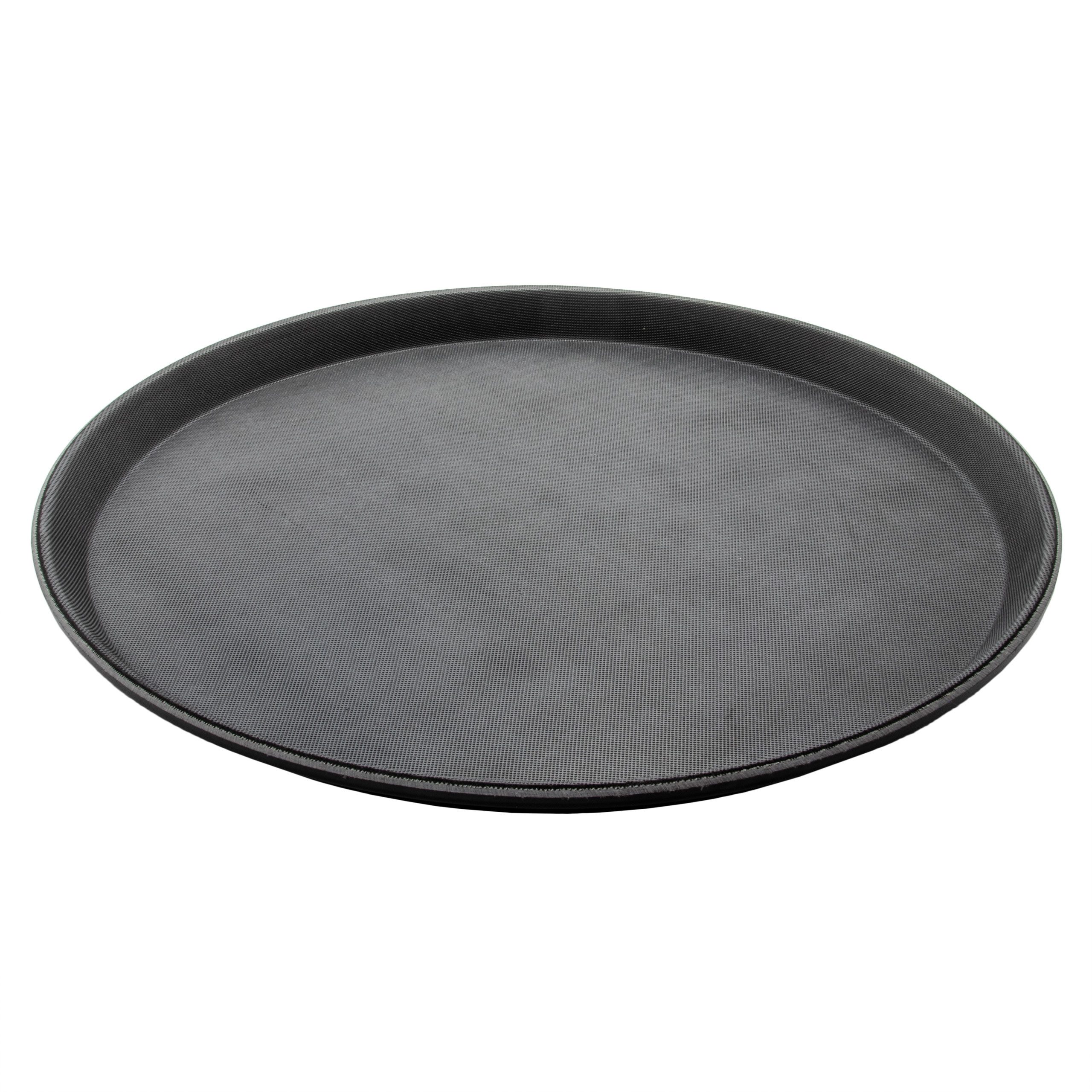 AcMax Servierschale Gastrotablett rund 35.5 cm Durchmesser Tablett Antirutsch Beschichtet, (1-tlg)