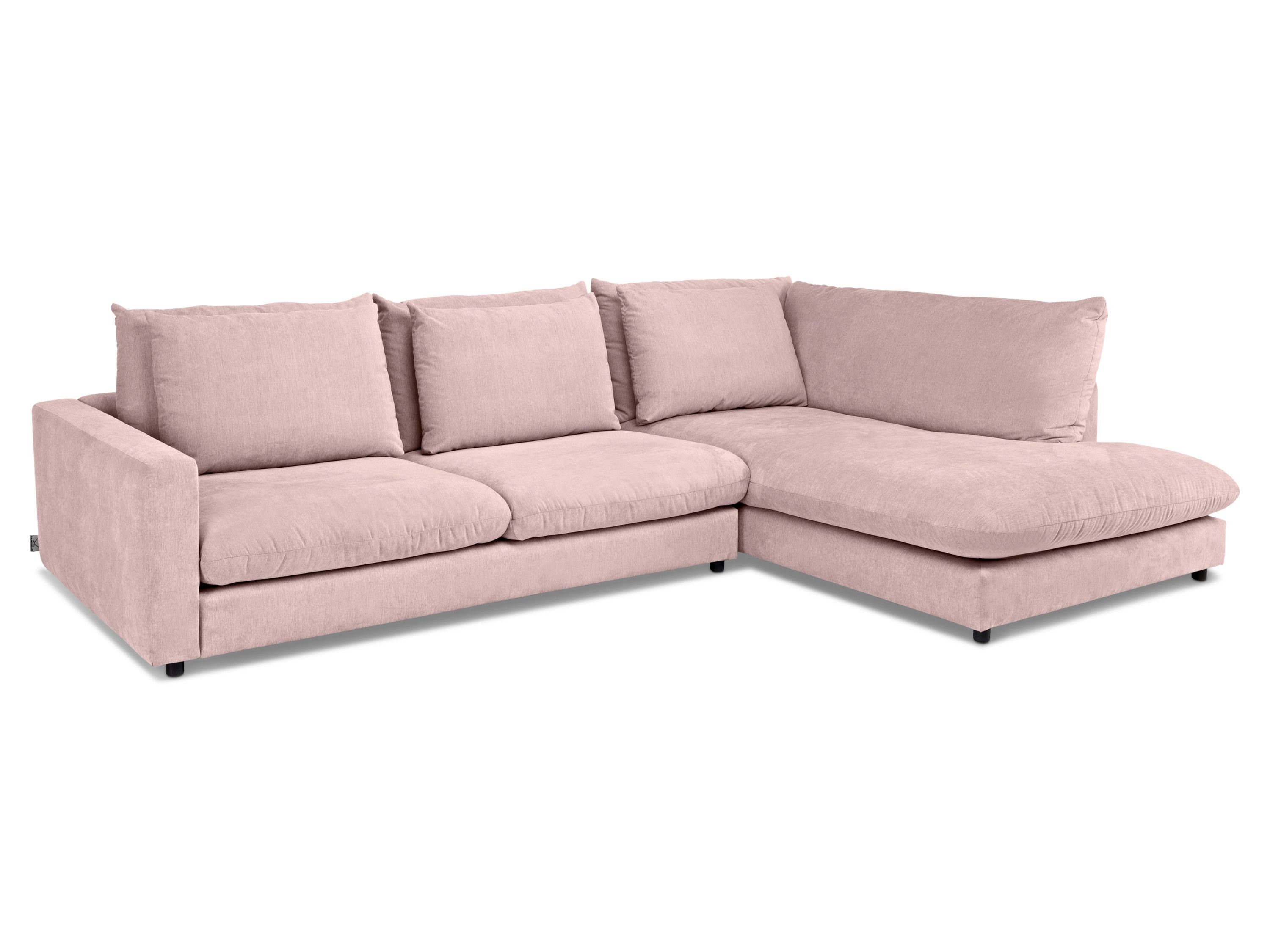 SANSIBAR Living Polsterecke Polsterecke SANSIBAR WANGEROOGE BB 321x228 cm rosa Ecksofa