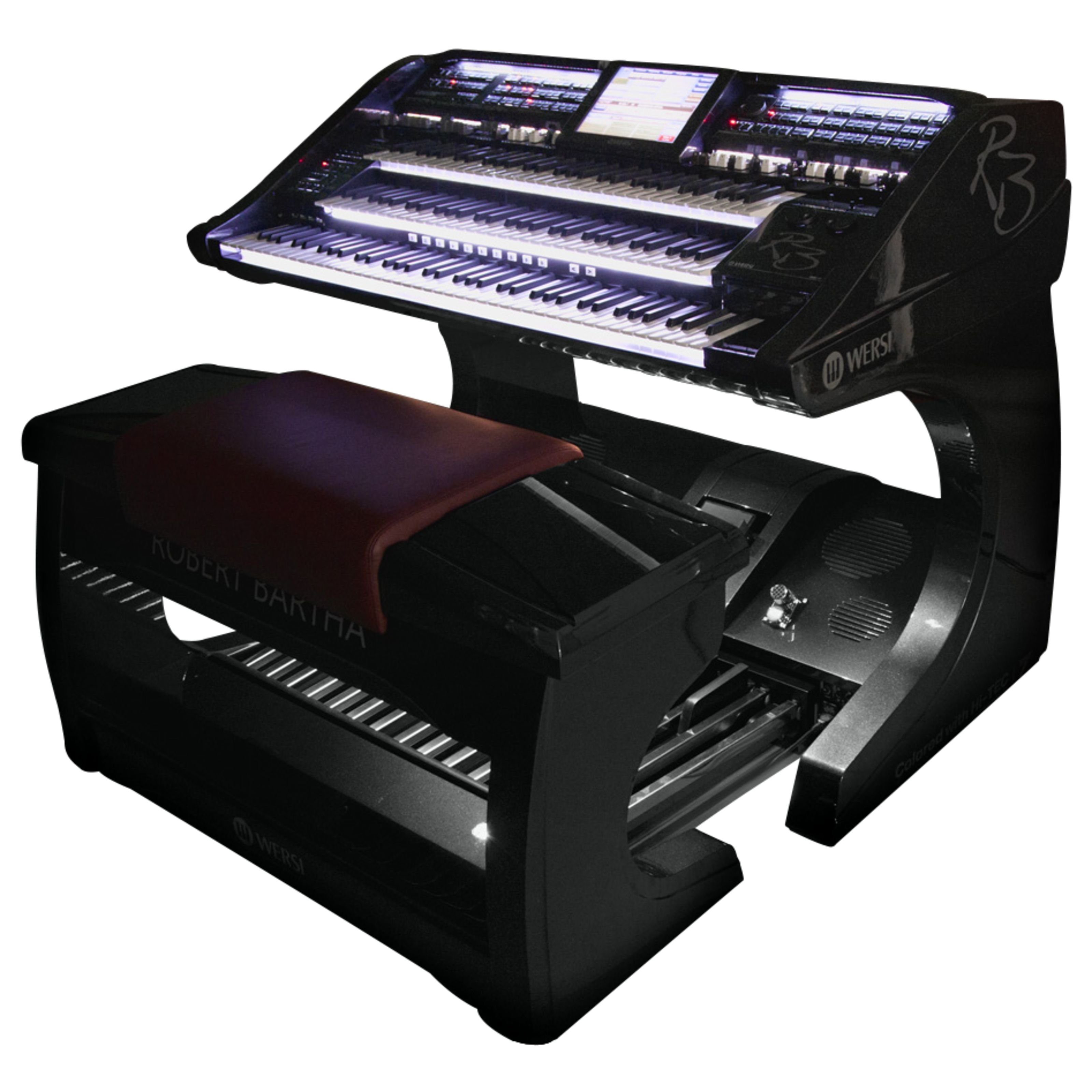 Wersi Digitalpiano, PERGAMON OAX1000 Schwarz Metallic - Elektronische Orgel