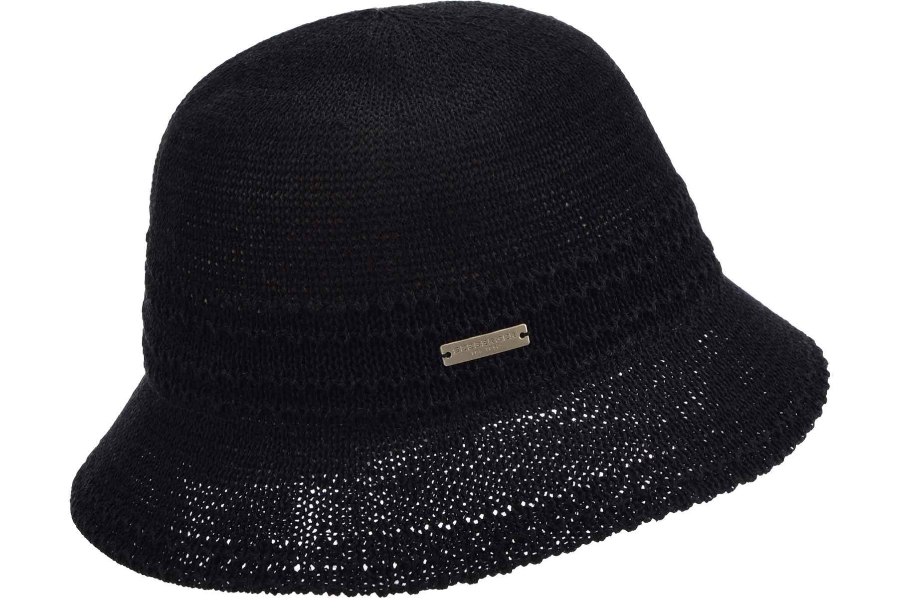 Seeberger Fischerhut Baumwoll-Papiermix Glocke mit Muster 55512-0