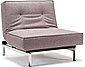 INNOVATION LIVING ™ Sessel »Splitback«, mit chromglänzenden Beinen, in skandinavischen Design, Bild 1