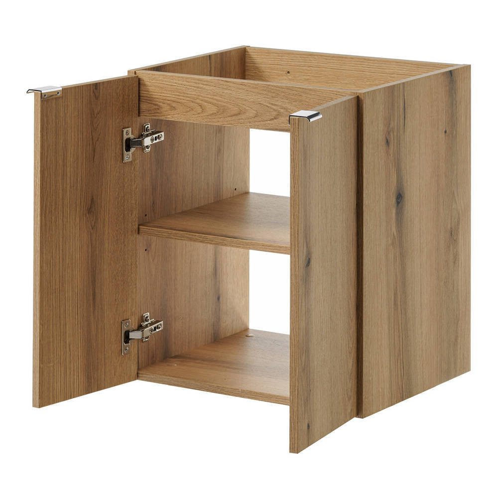 en.casa Waschbeckenunterschrank »Skelbolu« hängend mit Türen 50x60x40 cm Ei günstig online kaufen