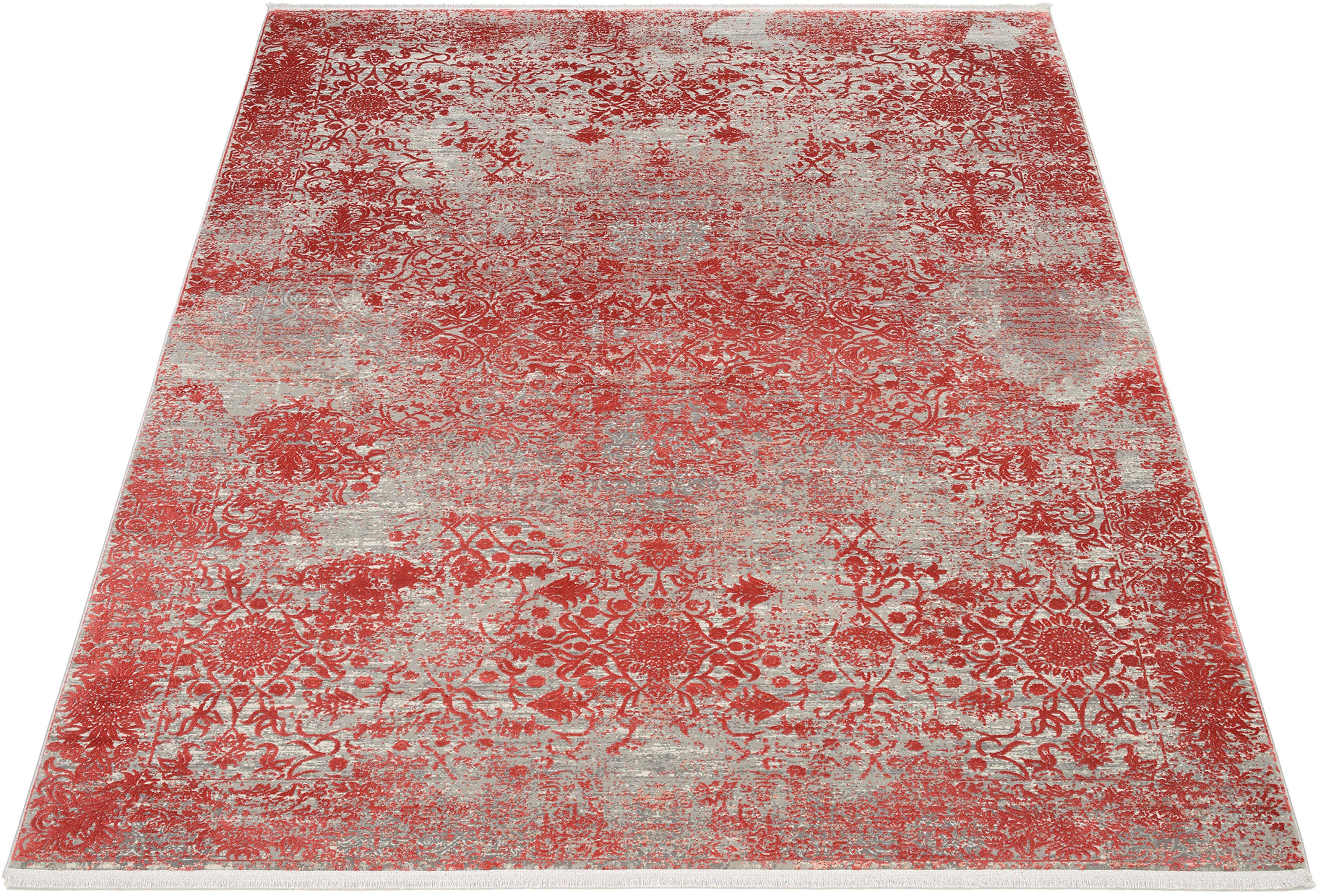 Musterring Teppich BOSTON, rechteckig, Höhe: 8 mm, exclusive MUSTERRING DELUXE COLLECTION hochwertig gekettelt Fransen