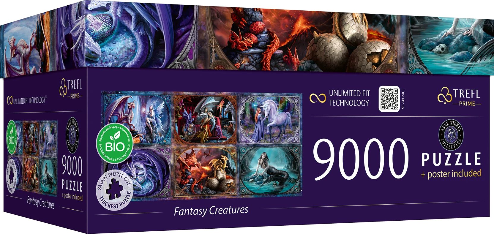 Trefl GmbH Puzzle Anne Stokes Fantasie Kreaturen 9000 Teile Puzzle, 9000 Pu günstig online kaufen