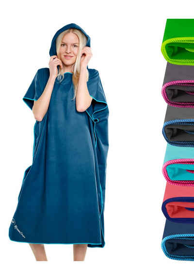 NirvanaShape Handtücher Handtuch-Poncho, Umziehhilfe & Handtuch zugleich Surf-Poncho, Quick-dry Funktion, Ideal auf Reisen zum Surfen, Strand
