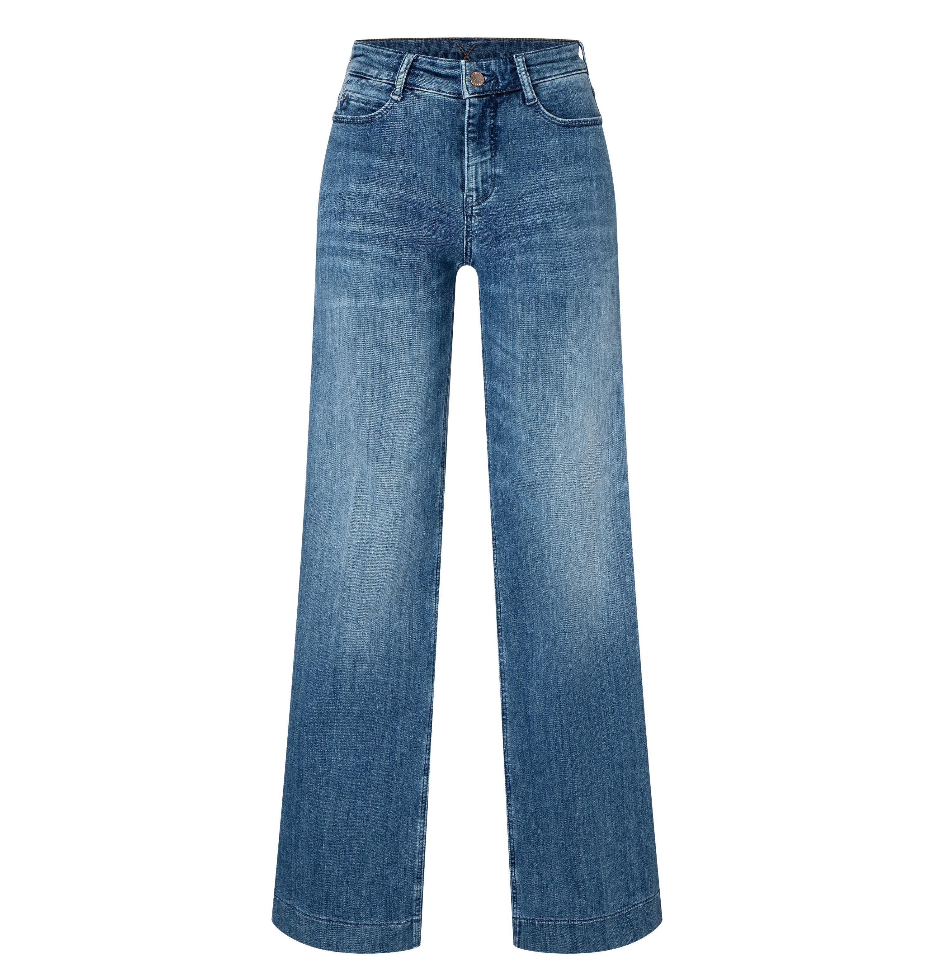MAC Stretch-Jeans MAC DREAM WIDE vintage blue basic wash 5439-90-0358L D438