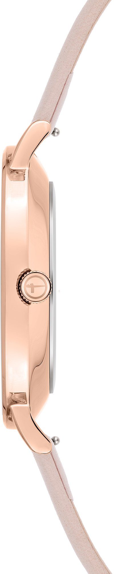 Tamaris Quarzuhr TT-0006-LQ, Armbanduhr, Damenuhr, Lederarmband, analog