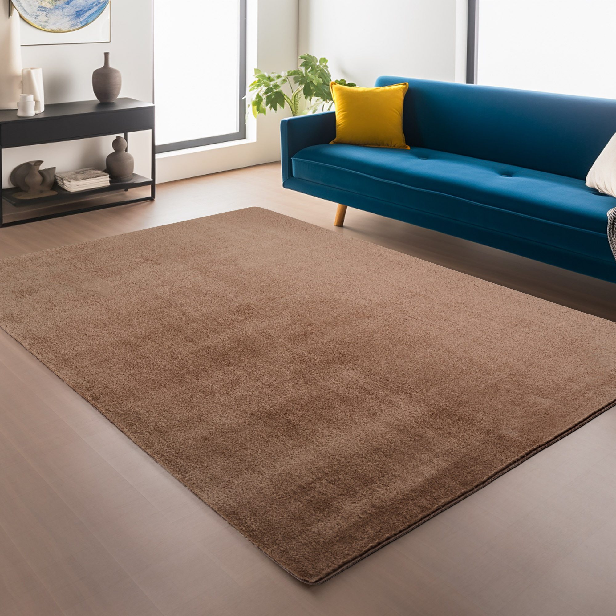 Ayyildiz Teppiche Teppich JOY 1400, auch als Läufer und in Rund erhältlich, rechteckig, Höhe: 11 mm, besonders weich, uni Kurzflor, Wohnzimmer, Kinderzimmer von Ayyildiz Teppiche