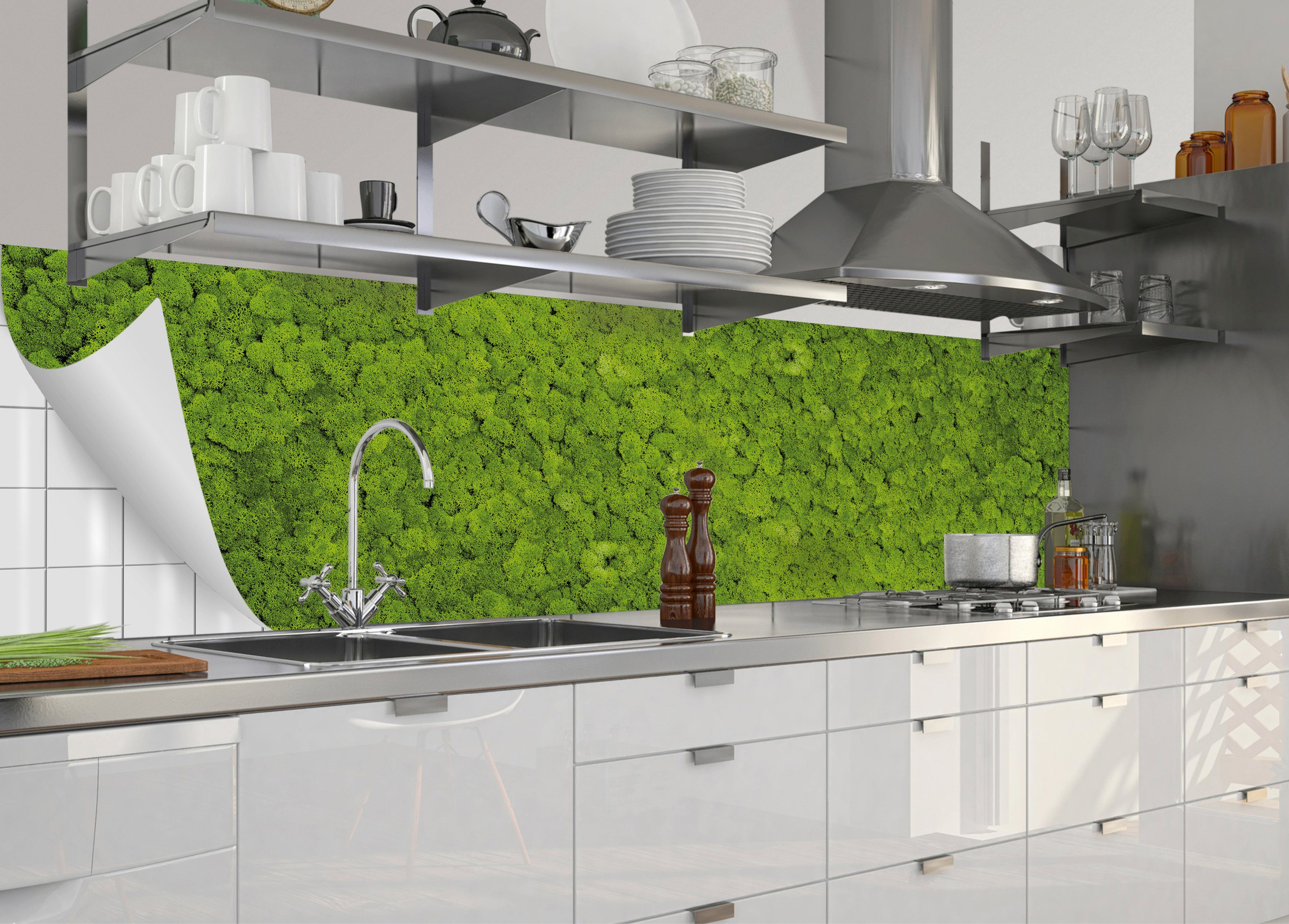 MySpotti Küchenrückwand fixy Kayla, selbstklebende und flexible Küchenrückwand-Folie