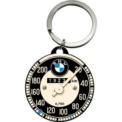 BMW Schlüsselanhänger BMW Schlüsselanhänger Tachometer Edelstahl Ø 4cm Rostfrei 1er 3er X1 (1-tlg)