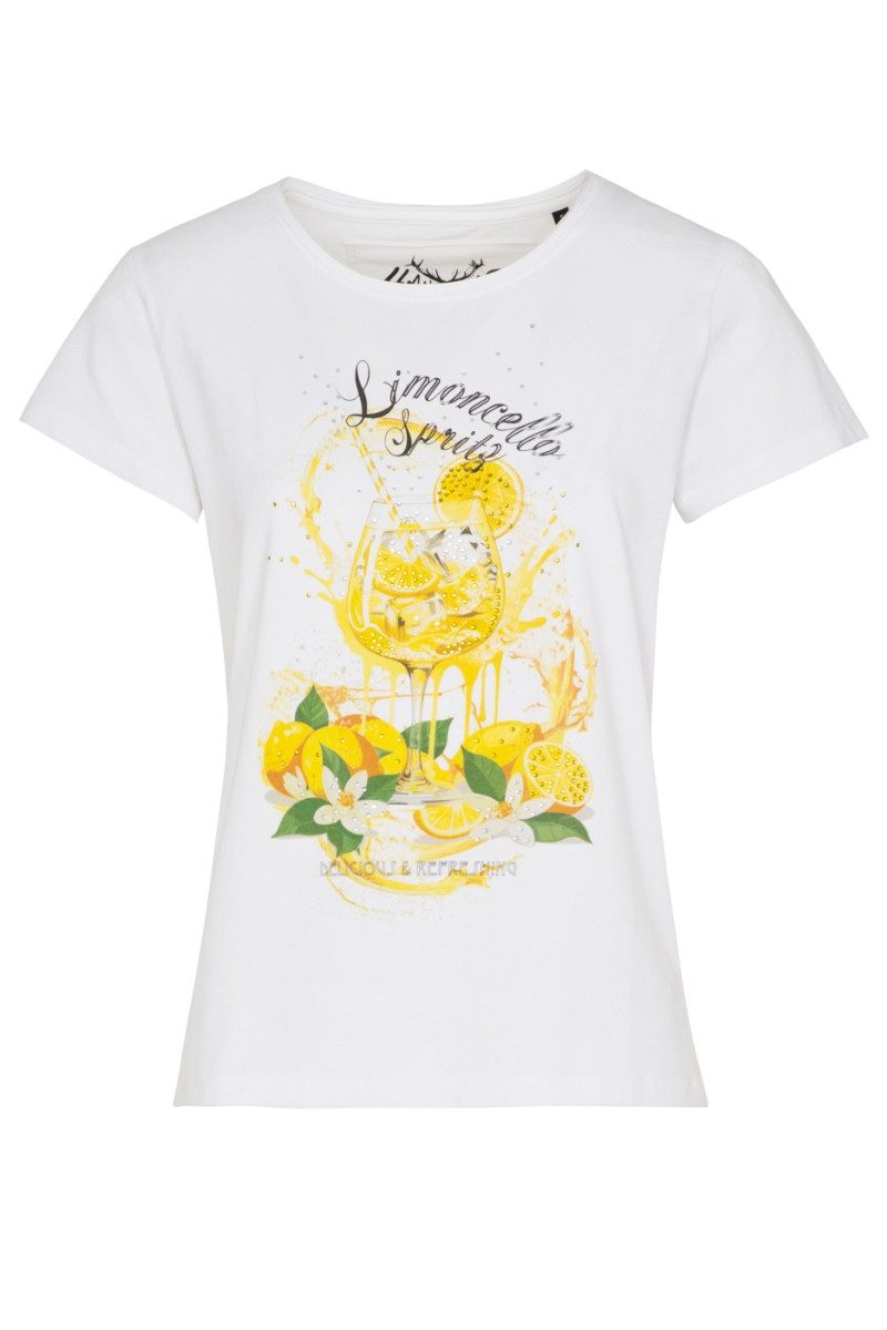 Hangowear Trachtenshirt Trachtenshirt Damen - BIBI - weiß