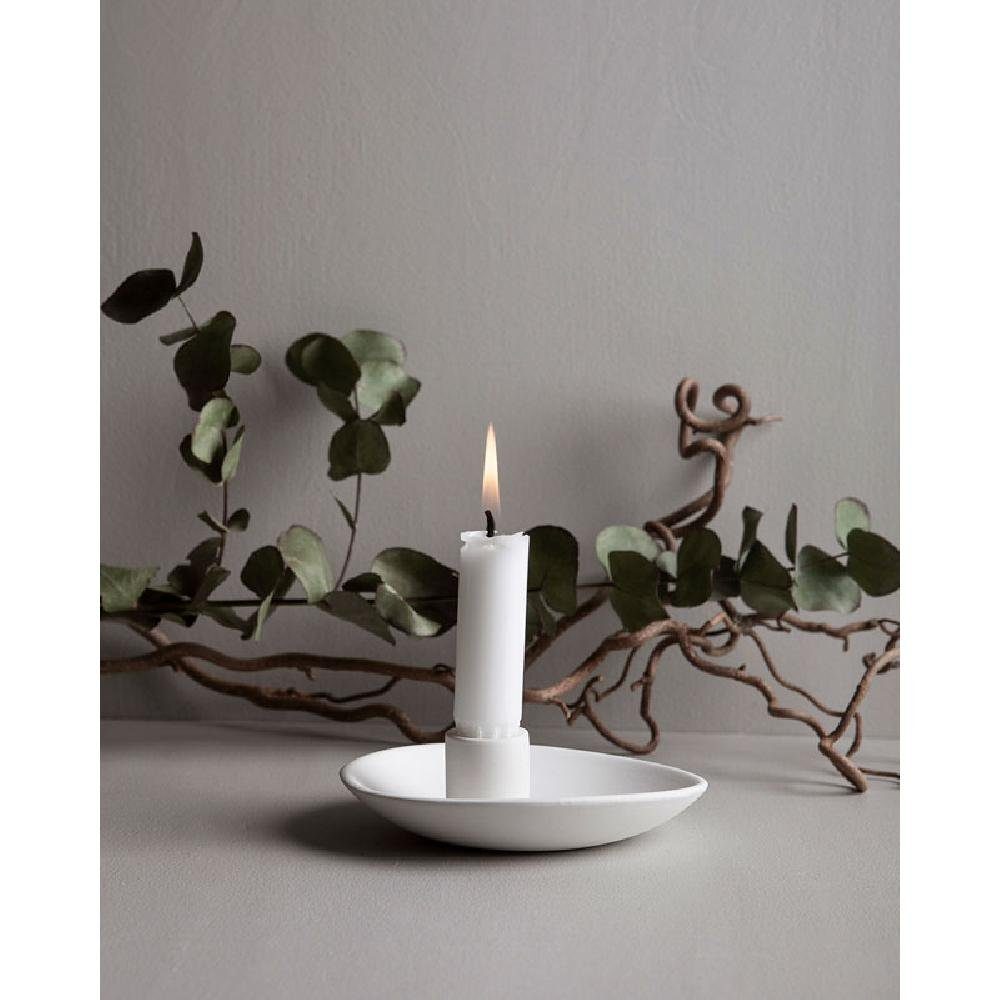 (13cm) Kerzenhalter Kerzenleuchter Ekby Storefactory Weiß