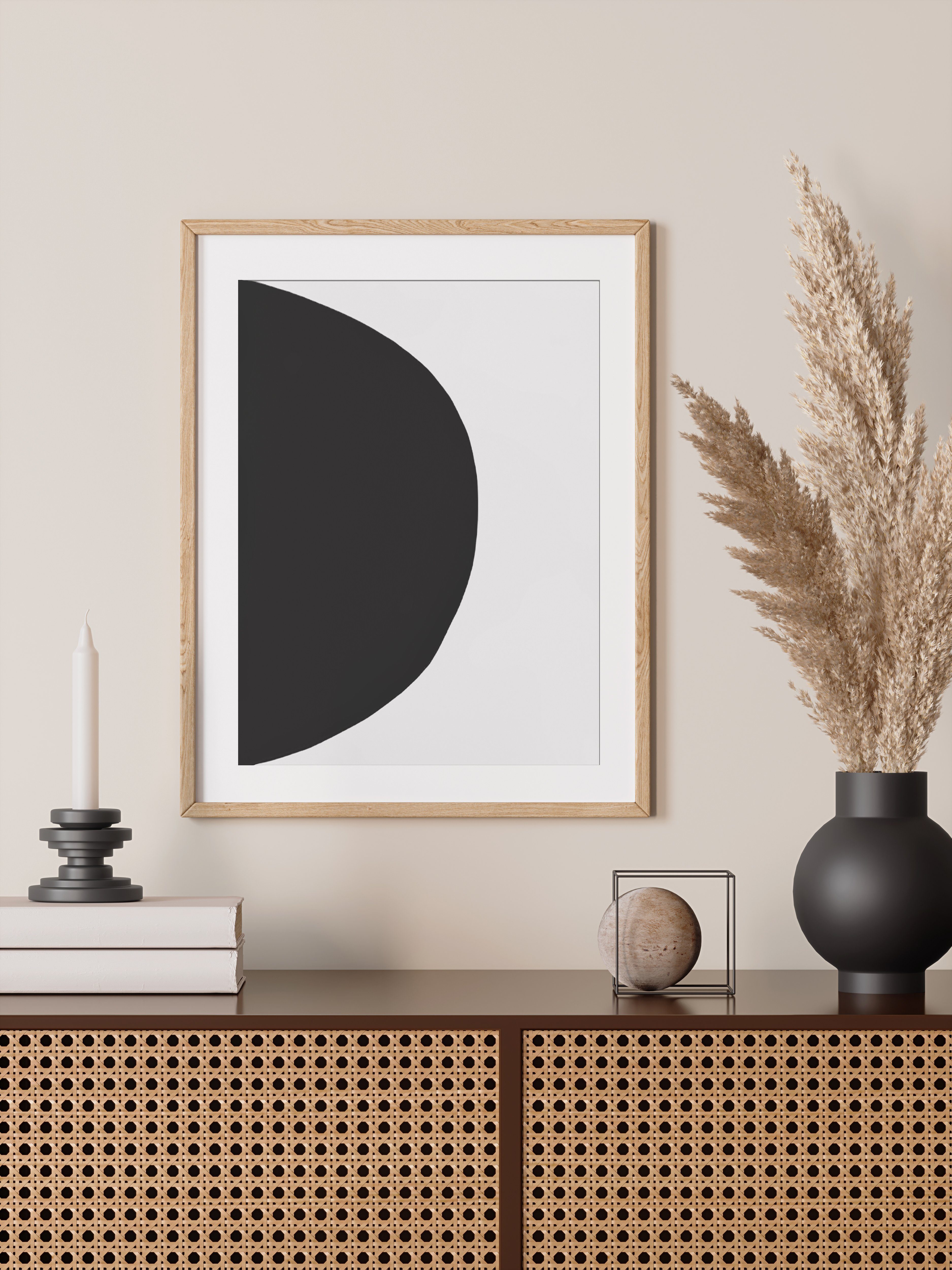 3D Vase Bodenvase Danna XL 38cm Nachhaltige Deko Vase Pampasgras Trockenblumen, Bodenvase