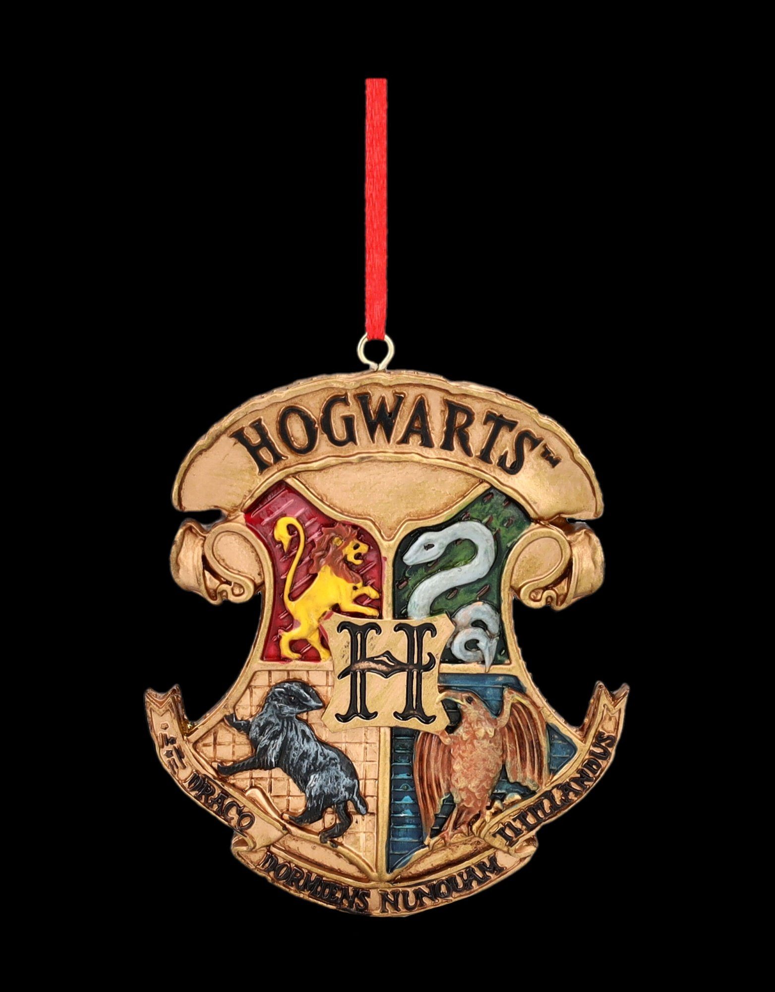 Potter (1-tlg) GmbH - Christbaumschmuck Figuren - Harry Dekoration Hogwarts Christbaumschmuck Weihnachten Wappen Shop
