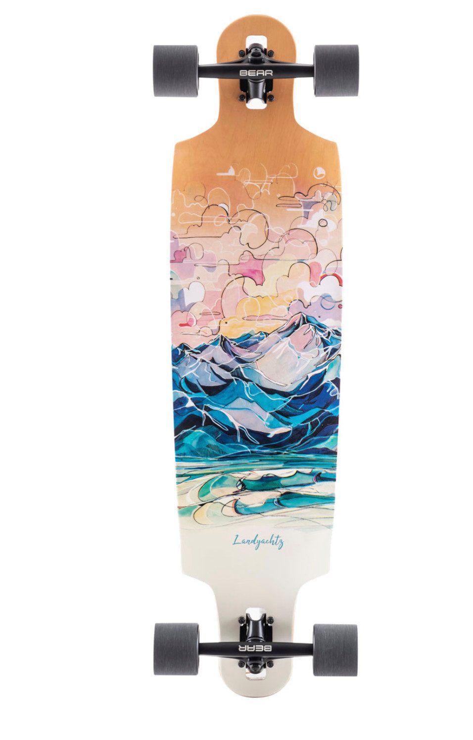 Longboard DROP CAT 38” DROP THROUGH LONGBOARD COMPLETE