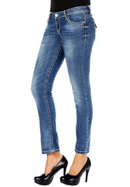 Cipo & Baxx Bequeme Jeans mit dezenter Waschung